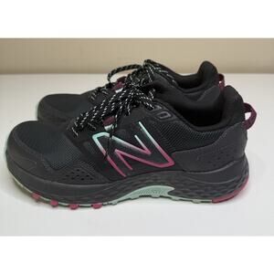 New Balance T410v8 Trail Running Shoe Womens 8.5 Black Mesh WT410LCB Unisex